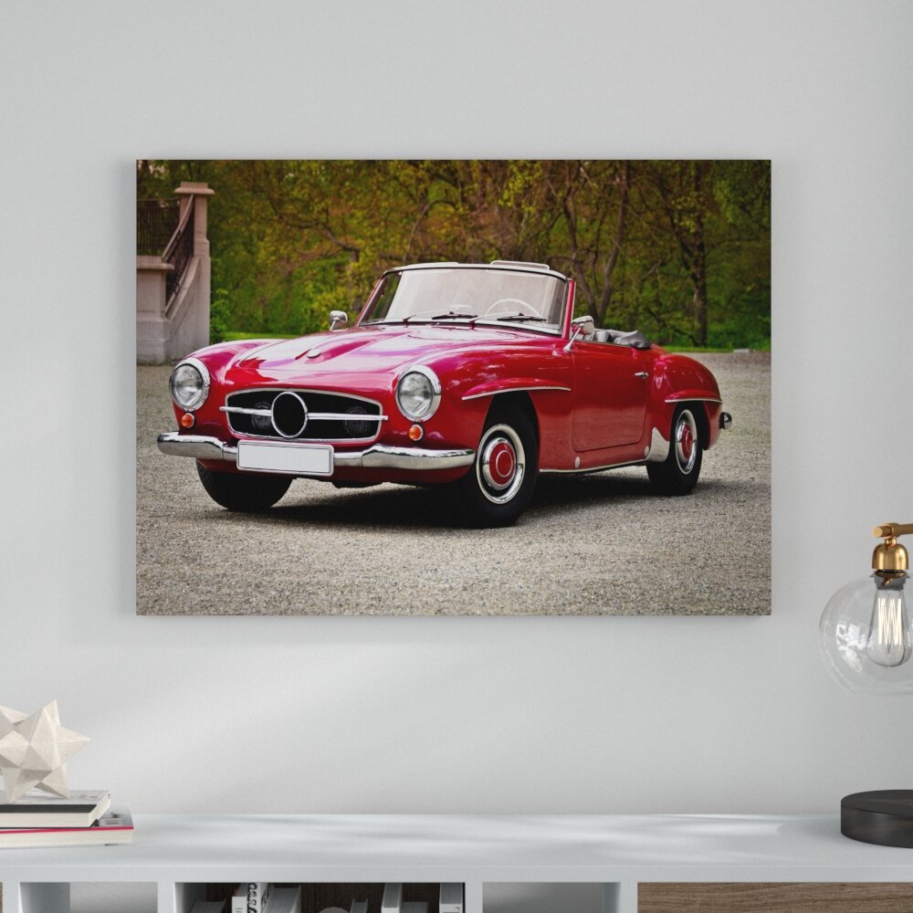 Leinwandbild „Zeitloser Mercedes Oldtimer", Fotodruck