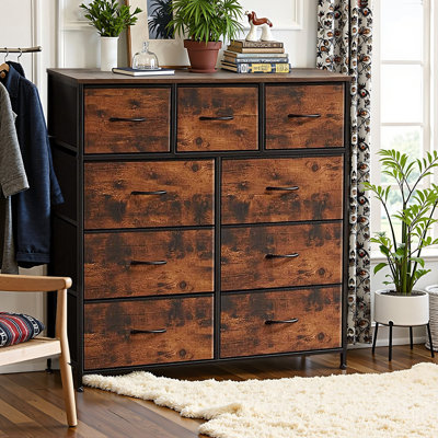 Commode 9 tiroirs Xinia