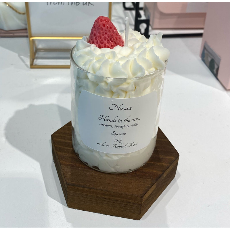 Strawberry Fizz Scented Jar Candle