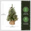 Sapin de Noël floqué et illuminé-88089313