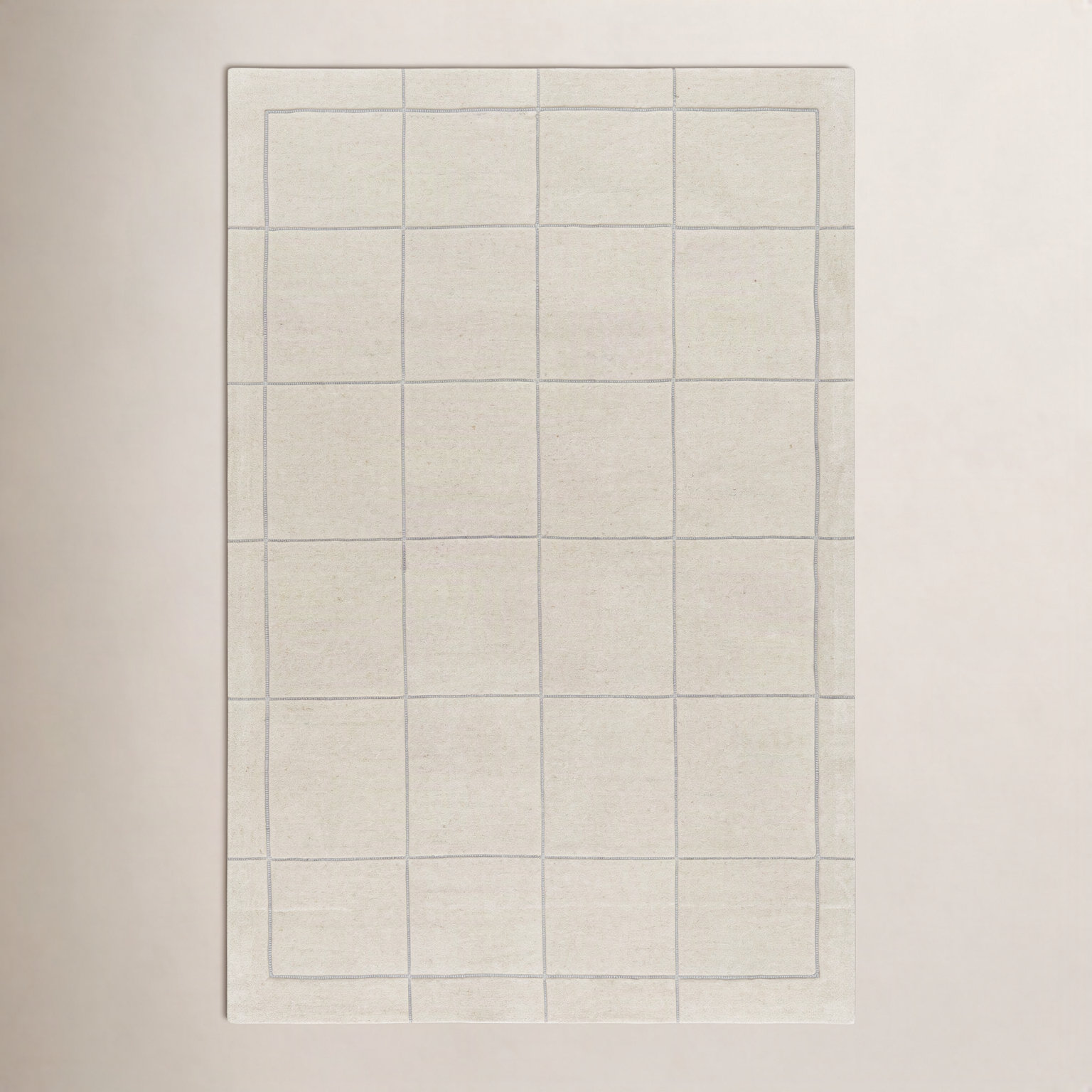 Mallory Hand-Woven Pearl Geometric Rug, Rectangle 8' x 10'