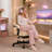 Adjustable Reclining Ergonomic Faux Leather Swiveling PC & Racing Game Chair-118587393
