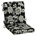 Motif floral noir