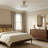 Modern 1-Light Polished Brass Flush Mount Ceiling Light with Glass Shade