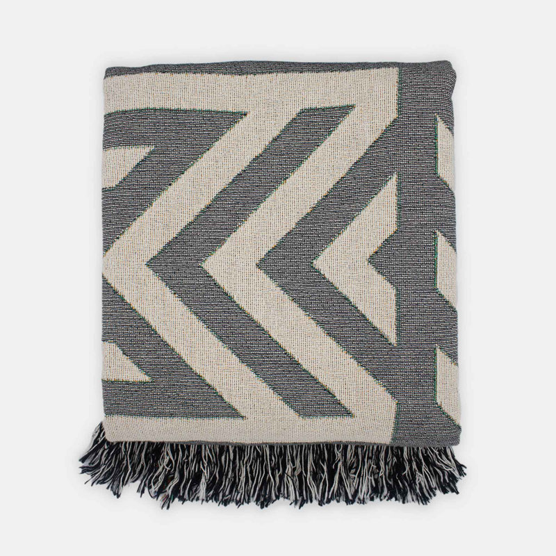 Signet Throw, Charcoal