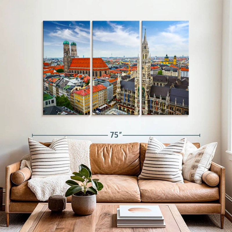 Paysage urbain du camion R munich, H 42 po x l 65 po