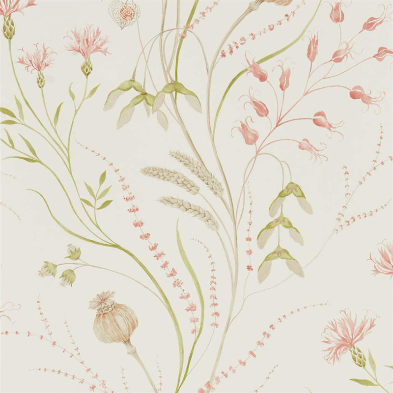 Summer Harvest Wallpaper, Claret/Olive