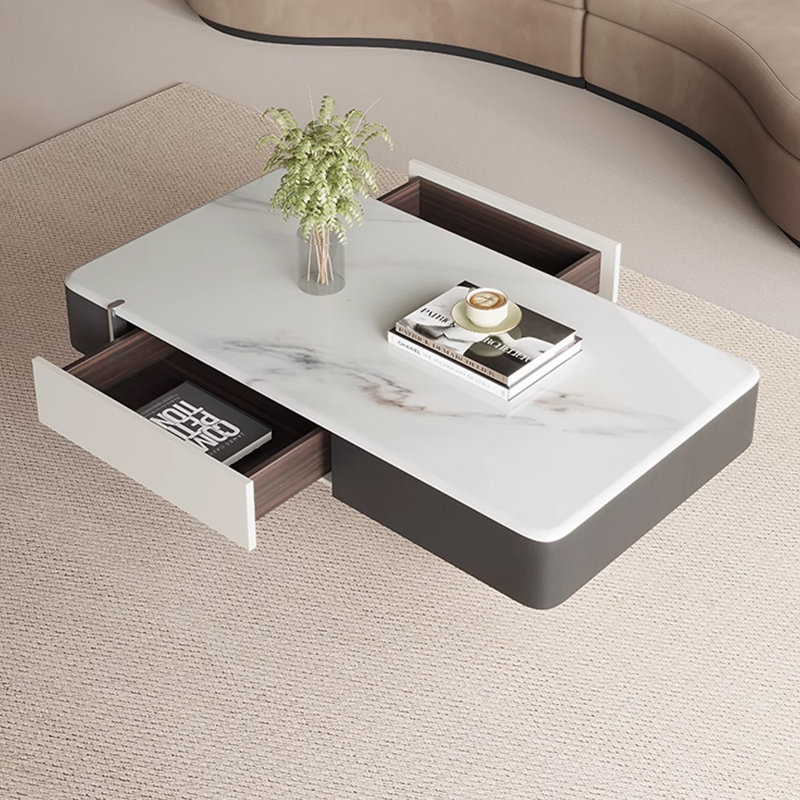 Table basse moderne de style Wabi-sabi