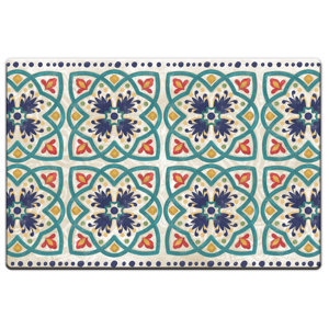 Tressa Boho Tile Anti-Fatigue Mat World Menagerie