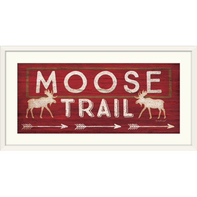 " Moose Trail " Graphic Art Print