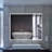 Attache Rectangle LED Backlit Wall Mounted Bathroom Mirror-437571278