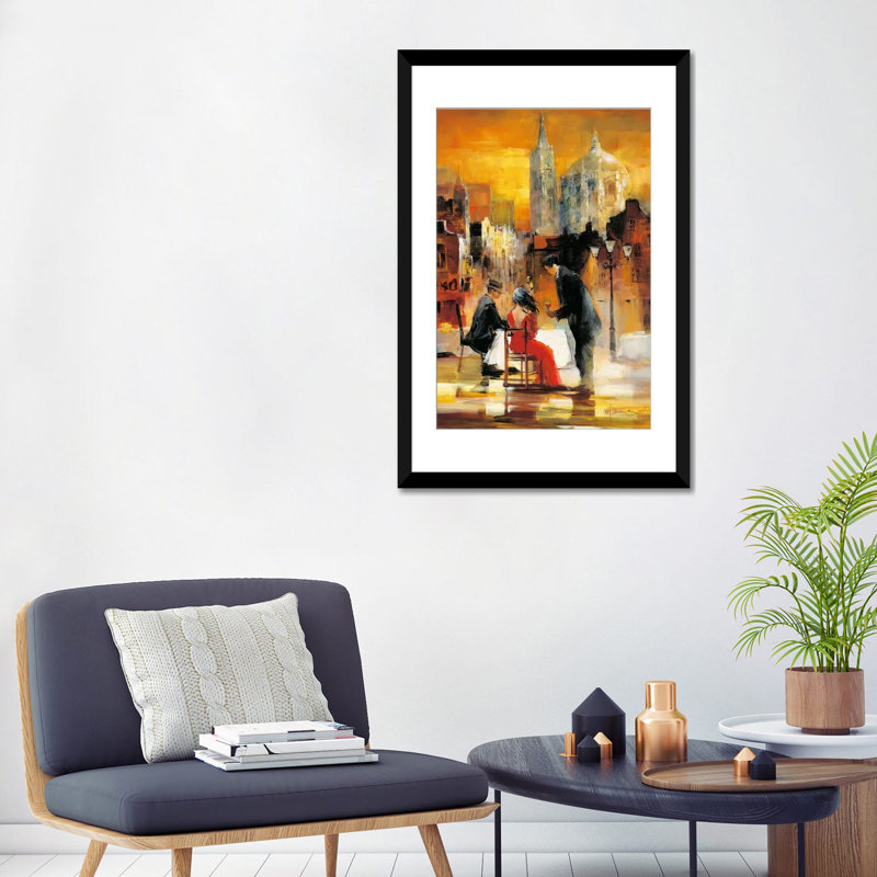 « amour ii », impression sur toile, Papier d'art encadré noir, Blanc, H 32 po x l 24 po x P 1 po