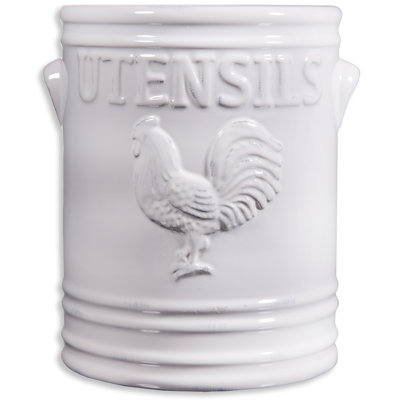 Ceramic / Porcelain Round Utensil Crock