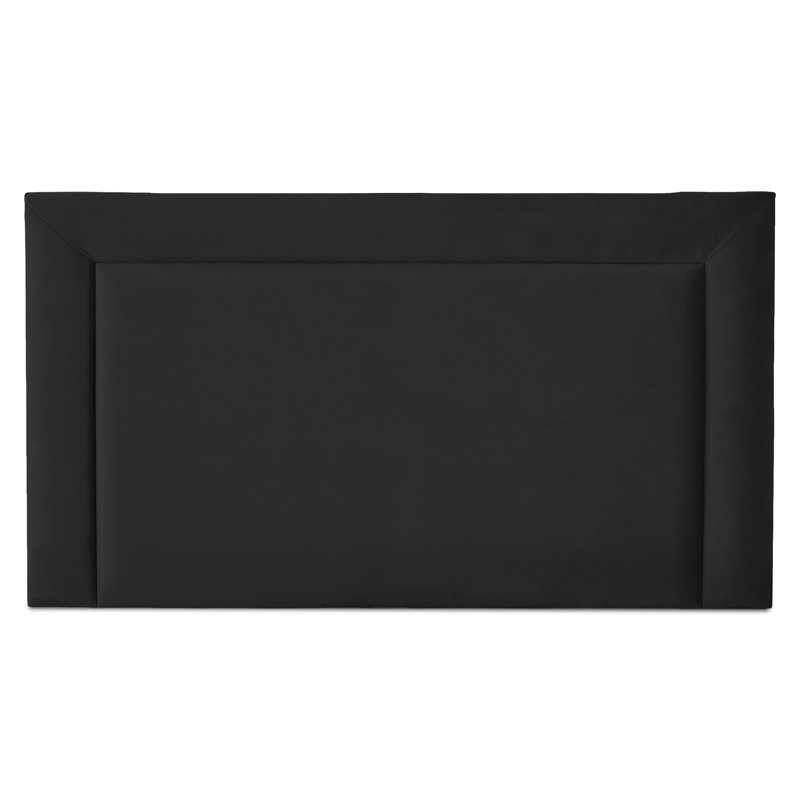 Francien Upholstered Headboard, Black, Double (4'6)