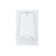 72" L x 48" W Drop In Whirlpool Acrylic Bathtub with Reversible Drain in White