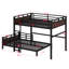 Metal Separable Bunk Beds With Raised Security Fence-1730146946
