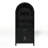 70''H Wood Arched Cabinet 5-Tier Bookcase Kitchen Pantry Storage Cabinet-1457938952