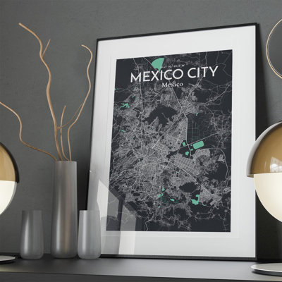 «Mexico City Map», impression