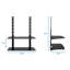 Mount-It! TV Wall Mount Shelf for Cable Box | AV | 2 Shelves | Tempered Glass Storage Bracket