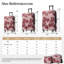 Ensemble de valises rigides et durables avec roulettes pivotantes, verrous et tailles multiples pour des besoins de voyage polyvalents-130173475