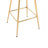 2 Stools, Footrest, Velvet + Golden Leg, Modern Seating Touch 2, Leg With Cozy-334659419-334659396
