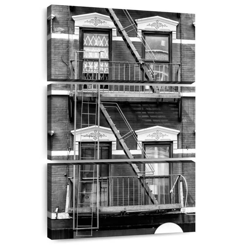 Lilie New York Facade I, 45" H x 28" W