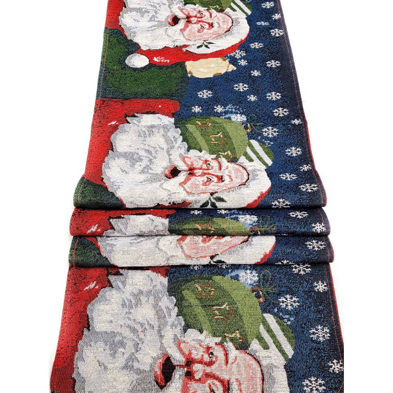 Chemin de table Père Noël F07M5-8C