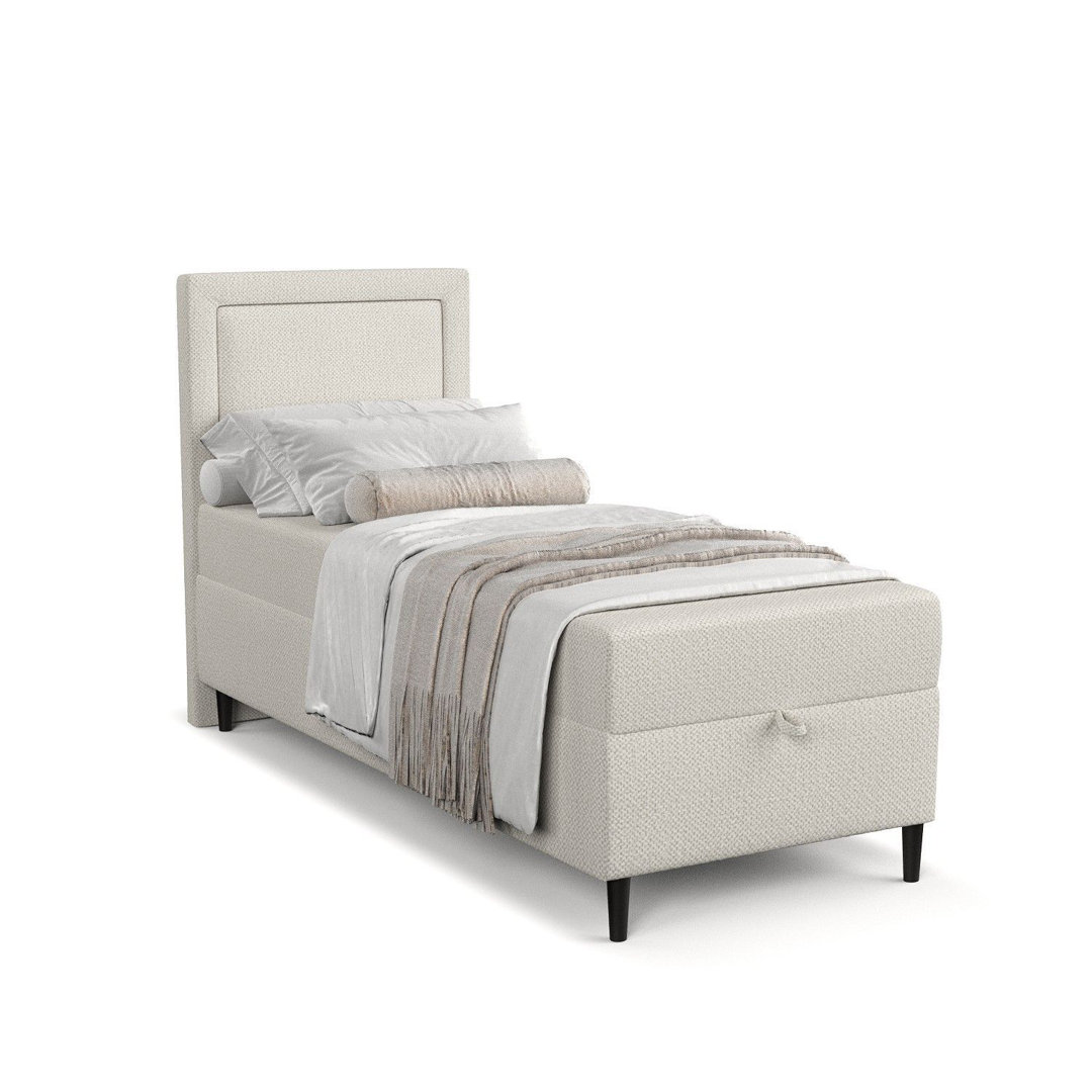 Premium Boxspringbett Alma mit Taschenmatratze und Topper