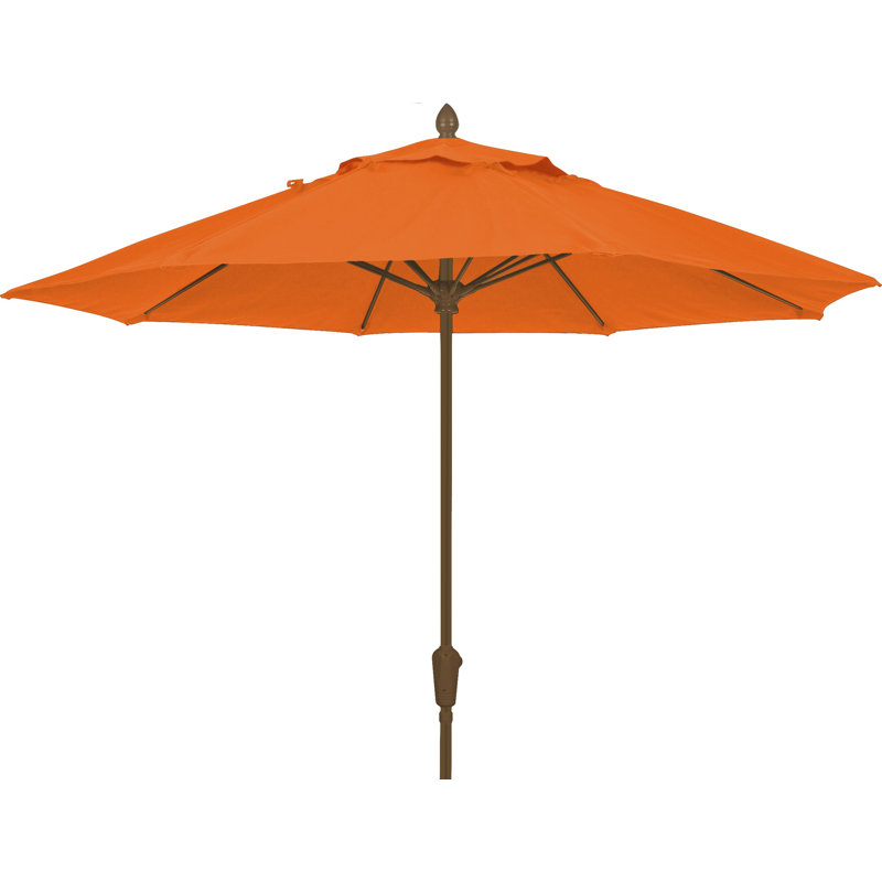 Parasol de marché Prestige 9 pi Sunbrella, Toscan, Bronze champagne
