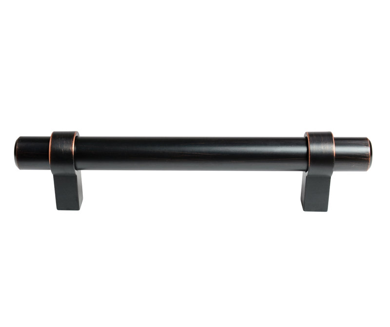 Tirette de bar, L 1,3 po x L 5,57 po x P 0,71 po, Bronze huilé