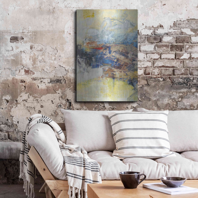 "Textured Triptych I" par Jodi Fuchs, H 36 po x l 24 po