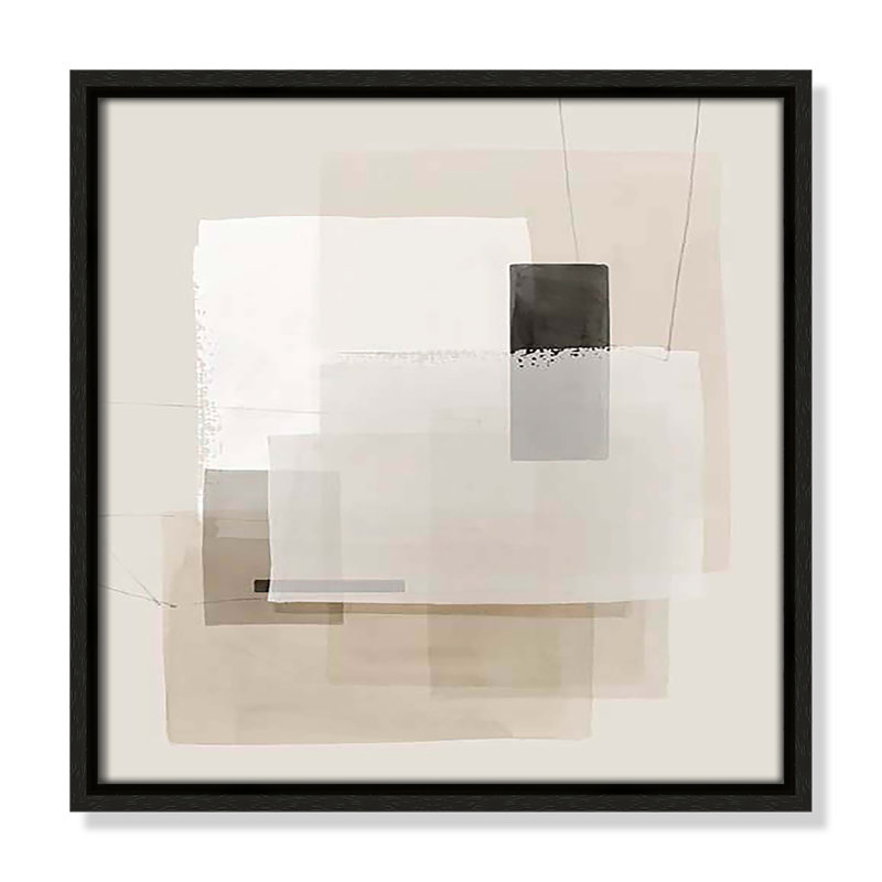 «Mystical Momentum II» par Hazel J, Cadre flottant espresso, H 13,5 po x l 13,5 po x P 2 po