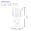 Piquet de jardin étoile de David-108513063