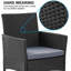 Lavedan Rattan 4 - Person Sofa Set with Cushions-66157734-66157735