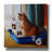 'Kitty Throne' by Lucia Heffernan, Canvas Wall Art-207389252