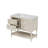 Vanity with Undermount Ceramic Sink, Solid Wood Cabinet with 4 Drawers, Freestanding Bathroom Set-899936495