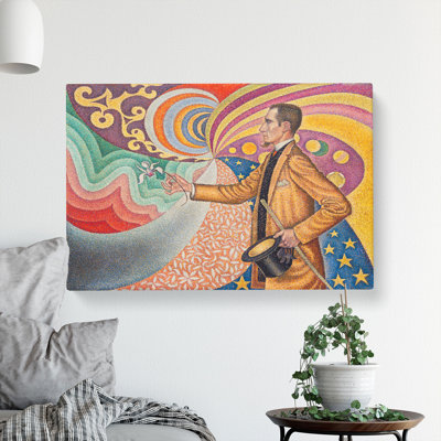 Portrait Of Felix Feneon by Paul Signac - Wrapped Canvas