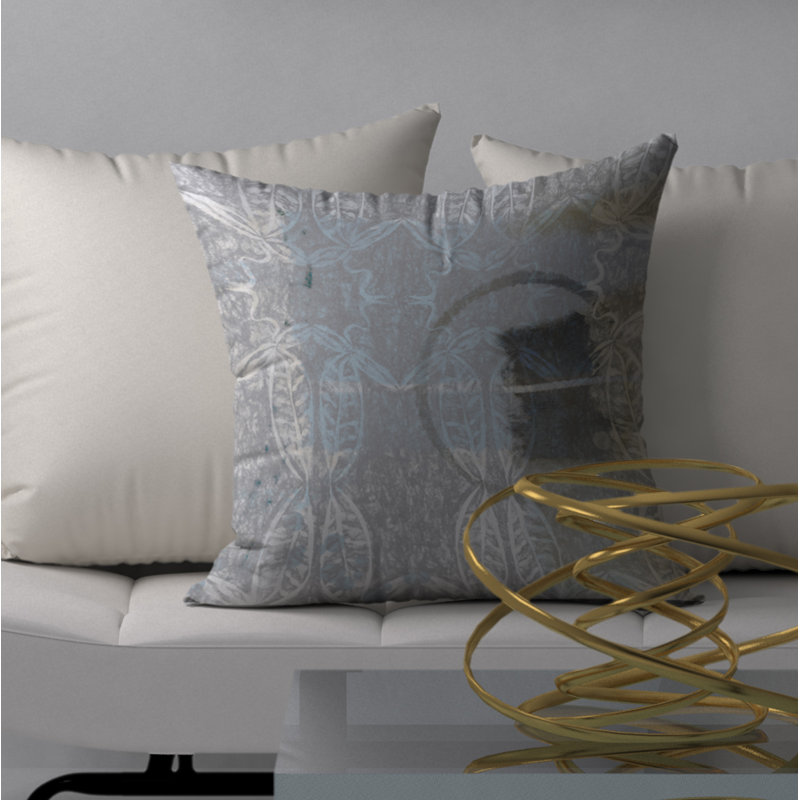 Housse de coussin décorative carrée sensible et insert, 20 po x 20 po