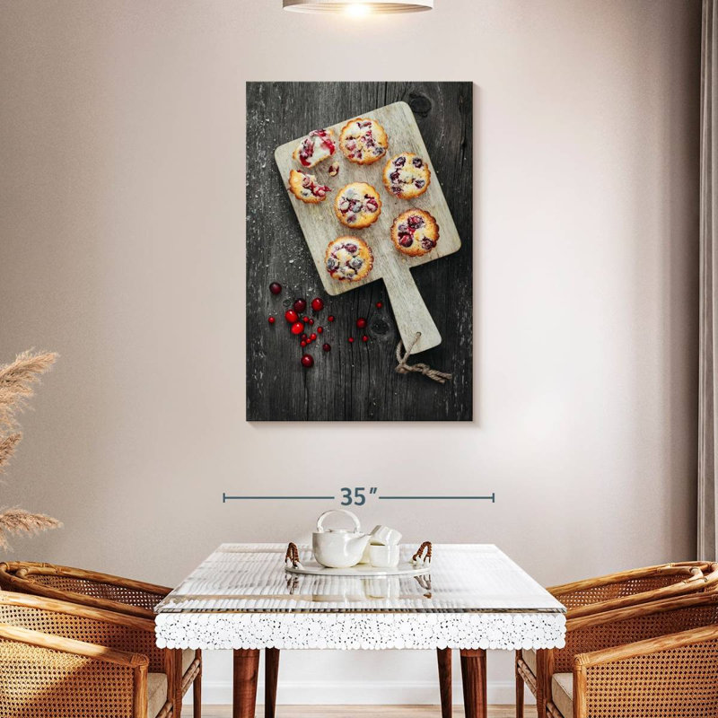 Yarlin Cranberry Muffin Dessert, 45" H x 30" W