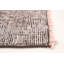 Tapis de couloir en laine noué à la main de conception unique 3 pi 7 po x 8 pi 10 po Tapis décoratif en beige/brun foncé