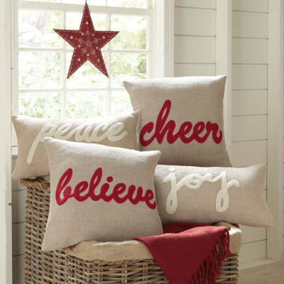 Tidings Jute Pillow Cover Collection