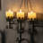 Wall Candle Sconces,3 Iron Candelabra