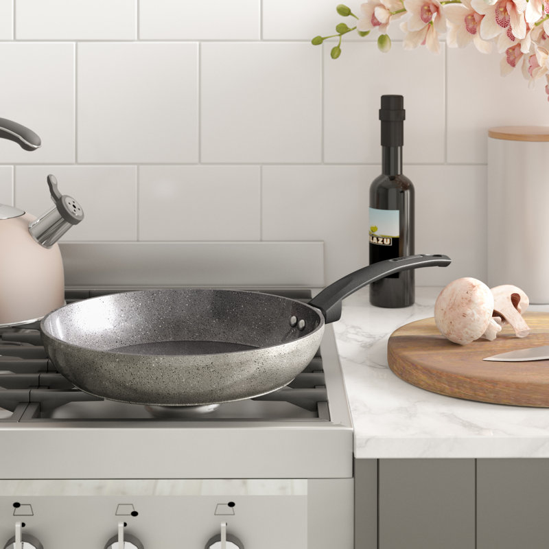 Tower Cerastone Forged Frying Pan with Non-Stick Coating and Soft Touch Handles, 20.7cm Diameter