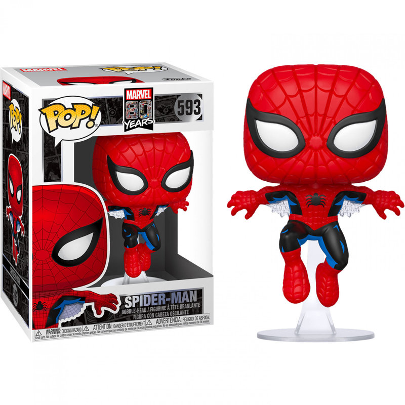 Funko Pop! Bobble Head - Spider-Man - Marvel 80Th First Appearance #593