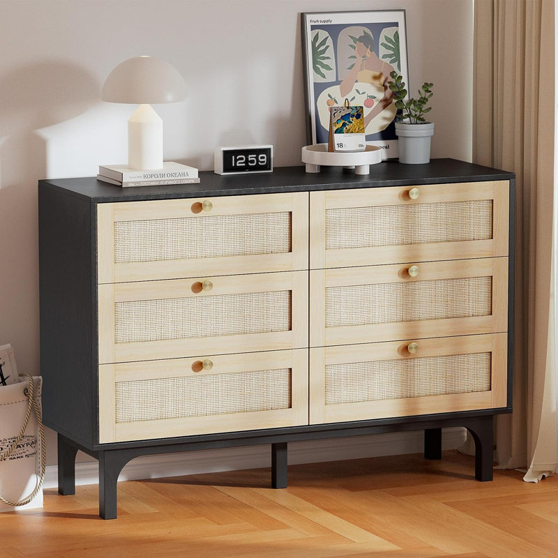 Commode double 6 tiroirs Castorena