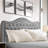 Upholstery Adjustable Headboard with Fine Linen  and Button Tufting for Bedroom-623600565-623600562