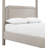 Salina Linen Textured Fabric Upholstered Bed-1559567301-1559567296