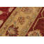 Tapis oriental jaune / rouge / beige en laine noué à la main 3 pi 3 po x 4 pi 10 po Baccio