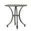 Table d'appoint d'extérieur en fonte d'aluminium 19 po