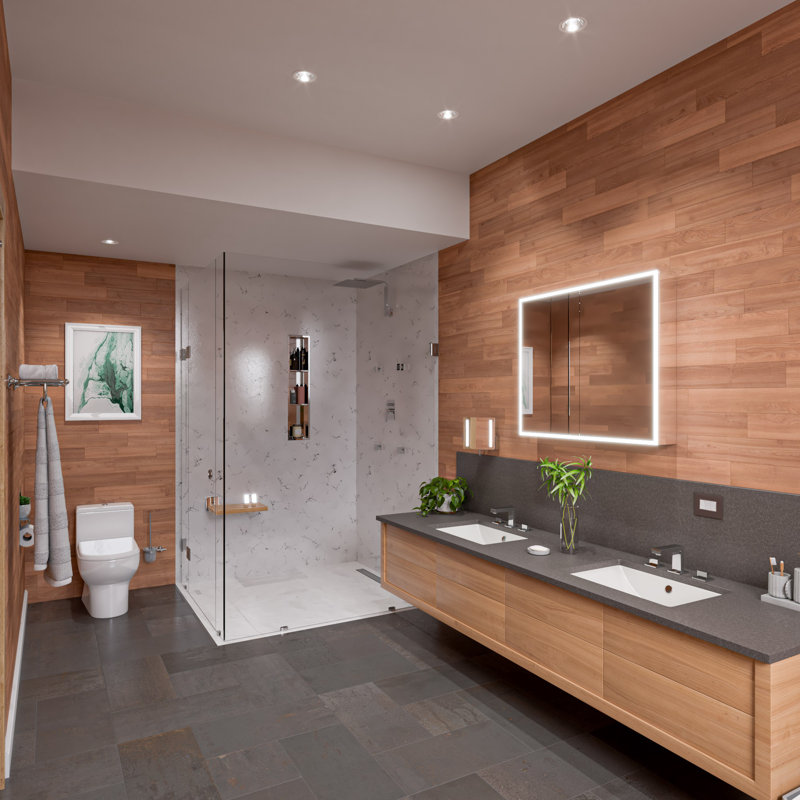 Porte-serviettes mural, Chrome poli